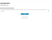 Tablet Screenshot of girlypleats.blogspot.com