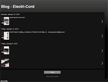 Tablet Screenshot of electri-cord.blogspot.com