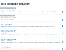 Tablet Screenshot of decadurabolinorganon.blogspot.com