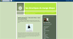 Desktop Screenshot of leschroniquesdumangedisque.blogspot.com