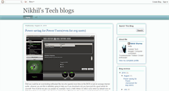 Desktop Screenshot of nikhil-tech.blogspot.com
