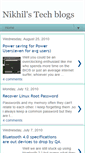 Mobile Screenshot of nikhil-tech.blogspot.com