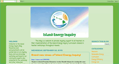 Desktop Screenshot of islandenergyinquiry.blogspot.com