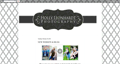 Desktop Screenshot of hollyleonhardtphotography.blogspot.com