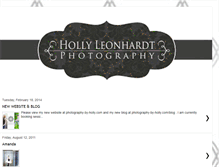 Tablet Screenshot of hollyleonhardtphotography.blogspot.com