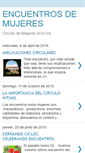 Mobile Screenshot of circulomujeresarcoiris.blogspot.com