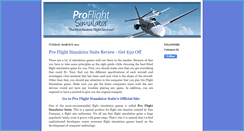 Desktop Screenshot of proflightsimulatorsuite.blogspot.com