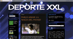 Desktop Screenshot of deportexxl.blogspot.com
