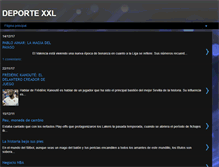 Tablet Screenshot of deportexxl.blogspot.com