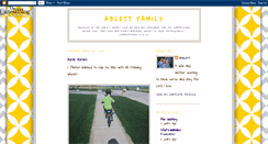 Desktop Screenshot of ablottfamily.blogspot.com