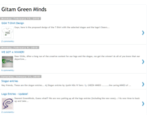 Tablet Screenshot of gitamgreenminds.blogspot.com