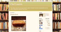 Desktop Screenshot of cheflauren.blogspot.com