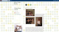 Desktop Screenshot of bringhomehowie.blogspot.com