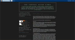Desktop Screenshot of kazakhstanchronicle.blogspot.com