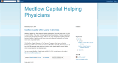 Desktop Screenshot of medflowcapitalhelpingphysicians.blogspot.com