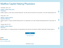 Tablet Screenshot of medflowcapitalhelpingphysicians.blogspot.com