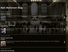 Tablet Screenshot of mattmortensenphotography.blogspot.com
