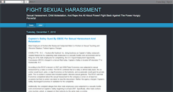 Desktop Screenshot of fightsexualharassment.blogspot.com