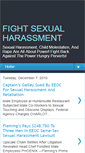 Mobile Screenshot of fightsexualharassment.blogspot.com