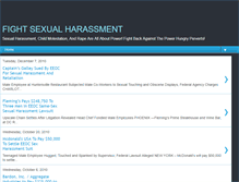 Tablet Screenshot of fightsexualharassment.blogspot.com