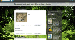 Desktop Screenshot of diversosanimaisemdiferentesclimas.blogspot.com