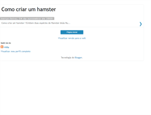 Tablet Screenshot of comocriarumhamster.blogspot.com