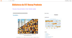 Desktop Screenshot of bibliotecafct.blogspot.com