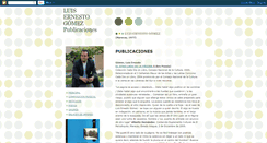 Desktop Screenshot of luisegomezpublicaciones.blogspot.com