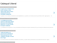 Tablet Screenshot of calatayudliberal.blogspot.com