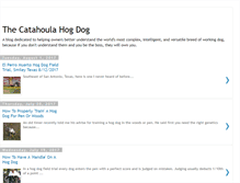 Tablet Screenshot of catahoulahogdog.blogspot.com