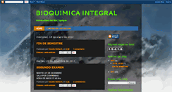 Desktop Screenshot of bioquimicaintegraludelmar.blogspot.com