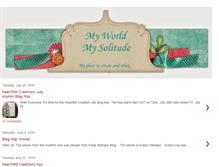 Tablet Screenshot of myworldmysolitude.blogspot.com