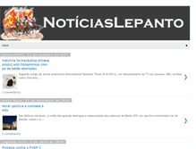 Tablet Screenshot of noticias-lepanto.blogspot.com