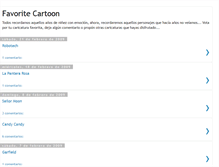 Tablet Screenshot of favoritecartoon.blogspot.com