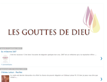 Tablet Screenshot of lesgouttesdedieu.blogspot.com