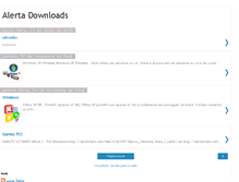 Tablet Screenshot of alertadownloads.blogspot.com