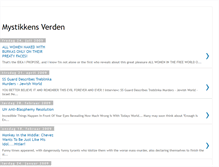 Tablet Screenshot of mysterieverden.blogspot.com