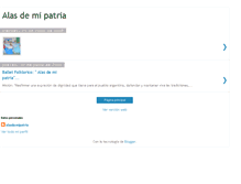 Tablet Screenshot of alasdemipatria.blogspot.com
