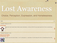 Tablet Screenshot of lostawareness.blogspot.com