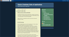 Desktop Screenshot of oracleappsebizz.blogspot.com