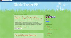 Desktop Screenshot of nicoletuckerpe.blogspot.com