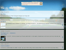 Tablet Screenshot of alzbikechallenge.blogspot.com