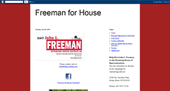 Desktop Screenshot of freemanforhouse.blogspot.com