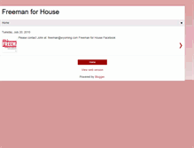 Tablet Screenshot of freemanforhouse.blogspot.com