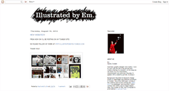Desktop Screenshot of illustratedbyem.blogspot.com