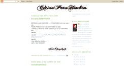 Desktop Screenshot of cocinaparahombres.blogspot.com