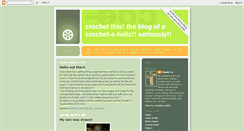 Desktop Screenshot of jimmielulscrochetworld.blogspot.com