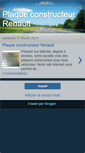 Mobile Screenshot of plaque-constructeur-renault.blogspot.com