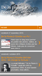Mobile Screenshot of delaplumealoreille.blogspot.com