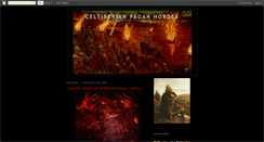Desktop Screenshot of celtiberianpaganhordes.blogspot.com